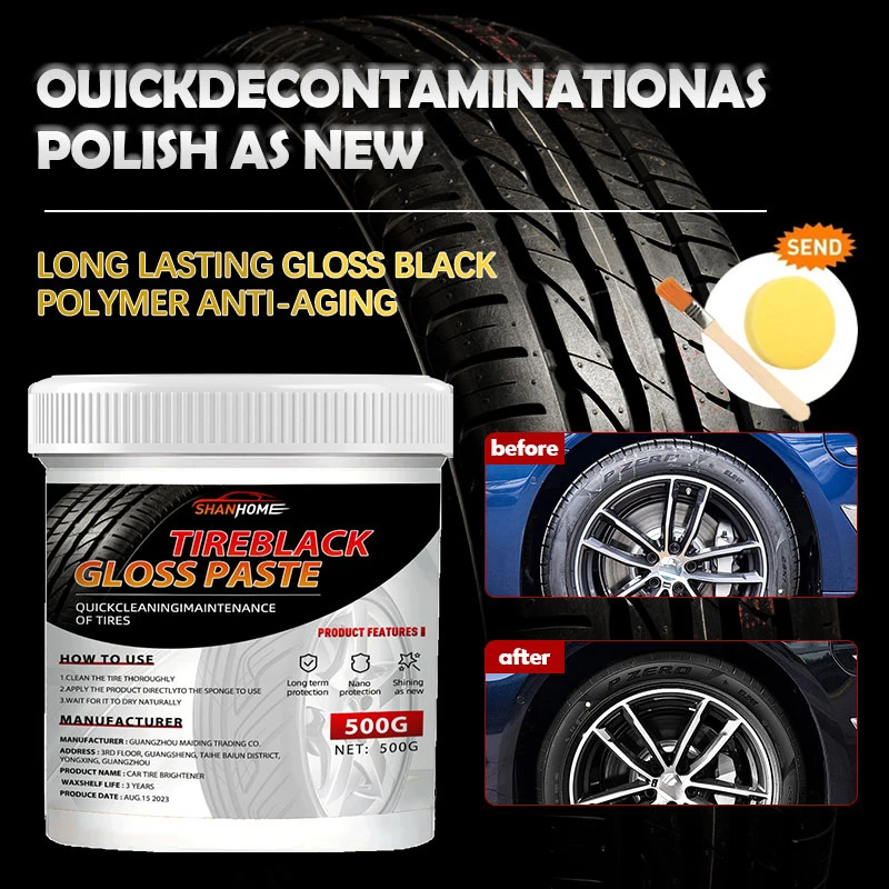 

500G Ultimate Воск для блеска шин и колес — восстанавливает выцветшая краска, защищает от трещин и улучшает внутреннюю отделку автомобилей, автофургонов.