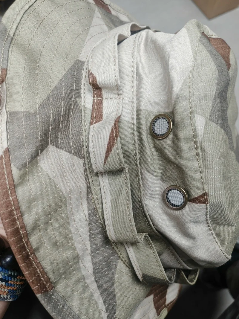 

Шведская геометрическая камуфляжная шляпа пустыни с круглым краем, подходит для улицы/рыбалки/альпинизма/походов и т. д.