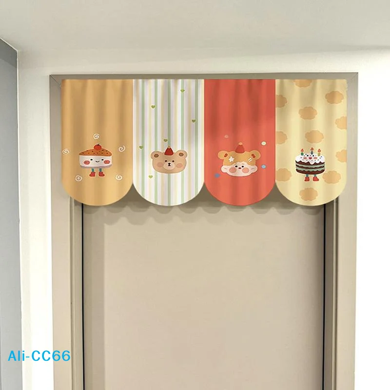 【C】Self-Adhesive Animal Door Curtain Portable Easy No-Drill Multi-Room Use Door Curtain For Door, Window, Kitchen, Basement