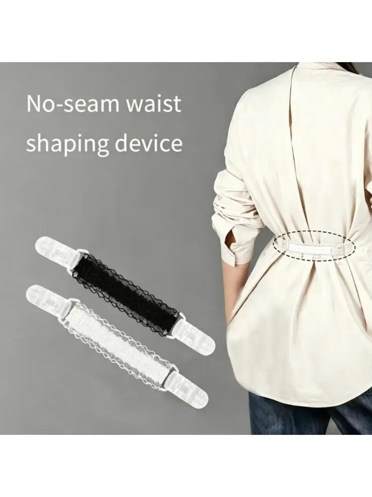 

39BB Multipurpose Plastic Waist Belt For Women Men Adjustable Elastic Stocking Clip Fashion Accessory Simple Design