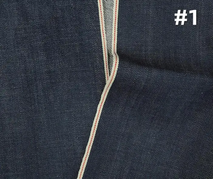 

13 Oz Selvage Denim Jeans Rope Dye Fabric Horizontal Vertical Slubby Selvedge Denim Textile Jean Jacket Cloth Material W287524