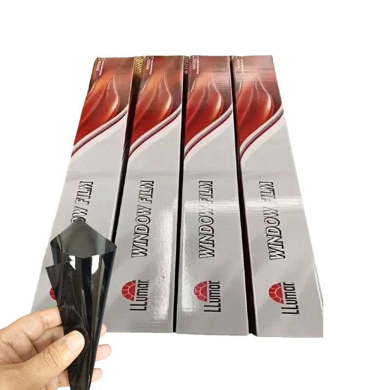 

5% VLT LLuamr Ceramic Window Tint Film For Auto Glass Home Windows Building Glass UV99% High Heat Block Solar Proof Dark Privacy