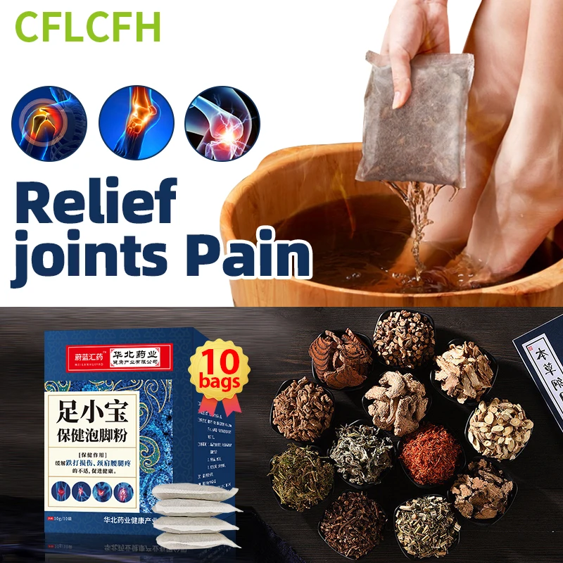Joint Arthritis Pain Foot Bath Dehumidification Detox Bag Apply To Foot Clean Soak Powder Relax Bone Muscle Ache Relief Soothing