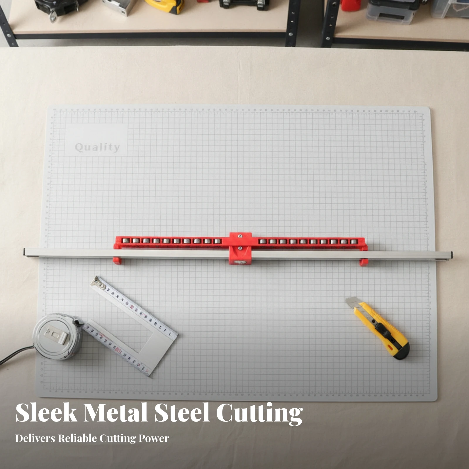 Metal Body Adjustable Drywall Cutting Tool Handheld Drywall Board Cutter Rotatable Angle view 4