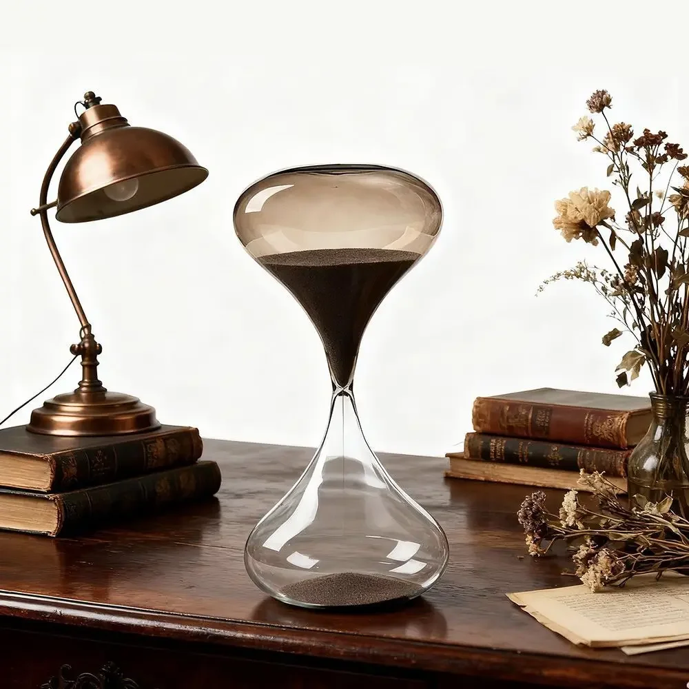 Colorful 30 Mins Hourglass Sand Timer Kitchen School Modern Crystal Hour Glass Sandglass Sand Clock Tea Timers Home Decoration