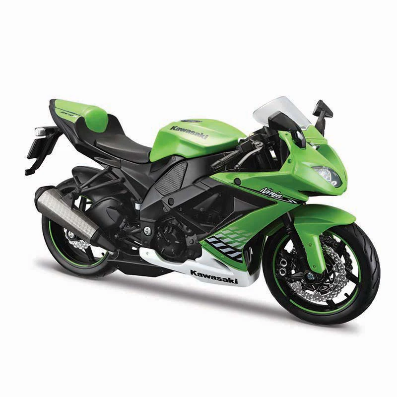 Maisto 1:12 Kawasaki Ninja ZX-10R Motorcycle Model Static Die Cast Vehicles Collectible Hobbies Moto Toys Gifts Motorbike