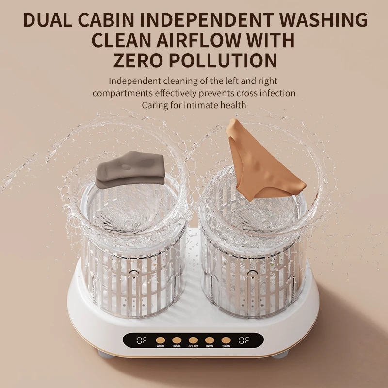 Hot Selling Waterproof Mini Washing Machine All-In-One Washer/Dryer Sock Underwear Baby Clothes Washer