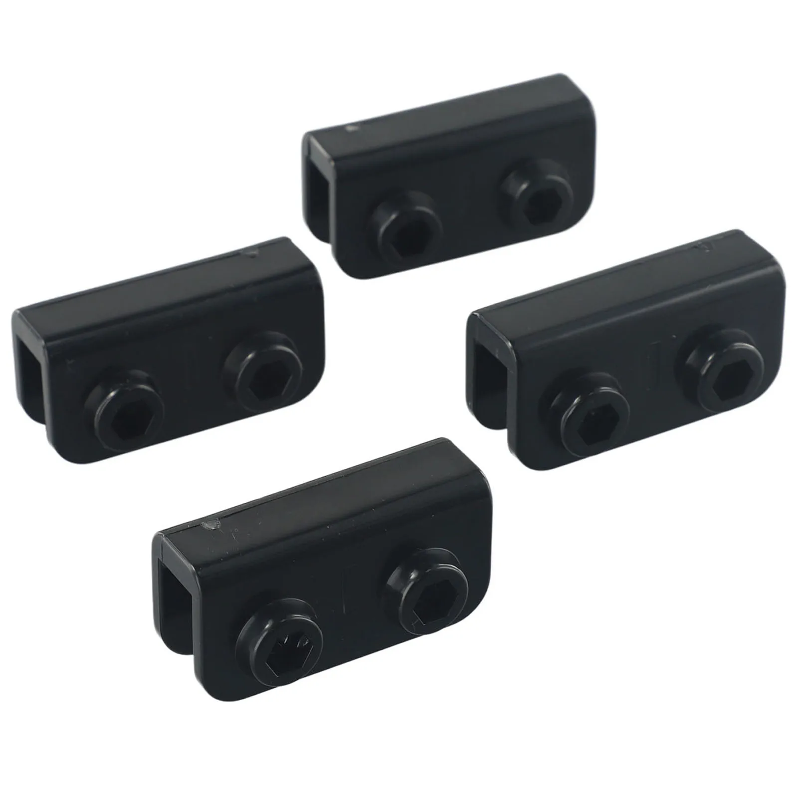 Brand New High Quality Rectangular Bracket Adapter Glass Fiber Pole Pop-up 2-Way Accessories Black Parts Spare