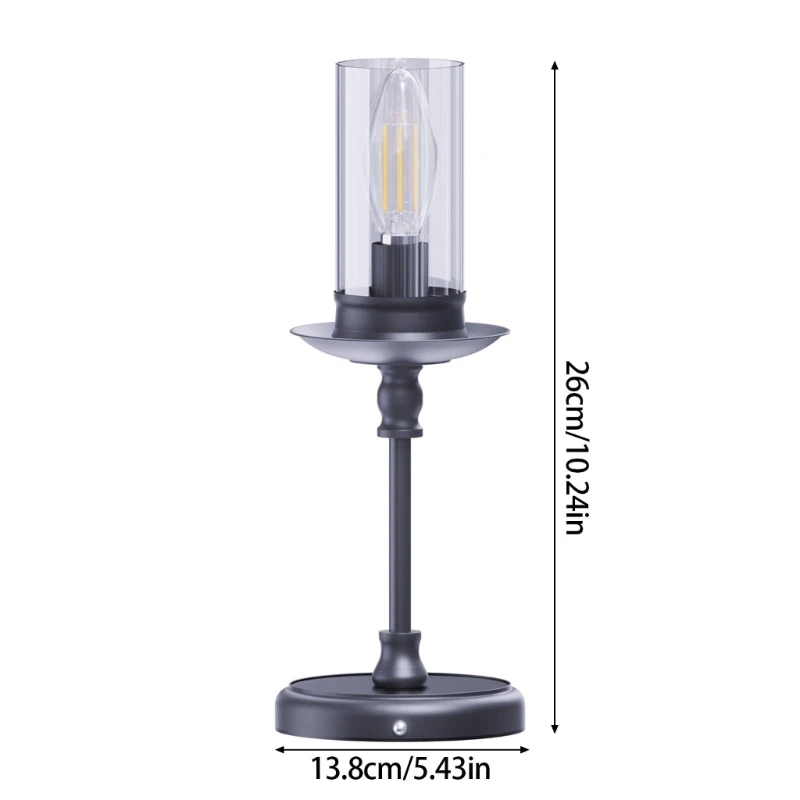 J6PD Candelabra Lamp Night Light Dimmable Anmulate Lamp Lamp