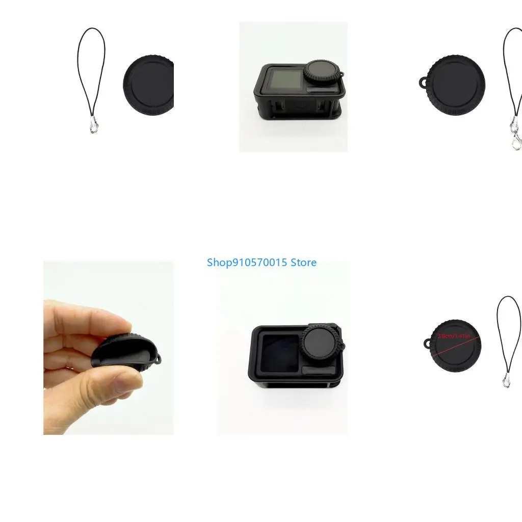 B95C Quick Install TPU Lens Protectors for Action 5 4 3 Camera Version AntiFingerprint Protective Cap - zdjęcie 1