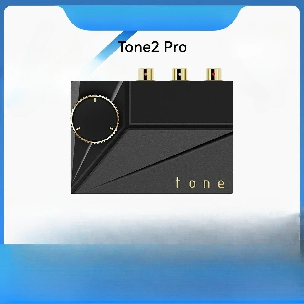 Khas Tone2 Pro HiFi DAC Portable Desktop DAC AMP ES9038Q2M DAC Amplificador MQA 768K/32Bit and Native DSD512 for Home Audio
