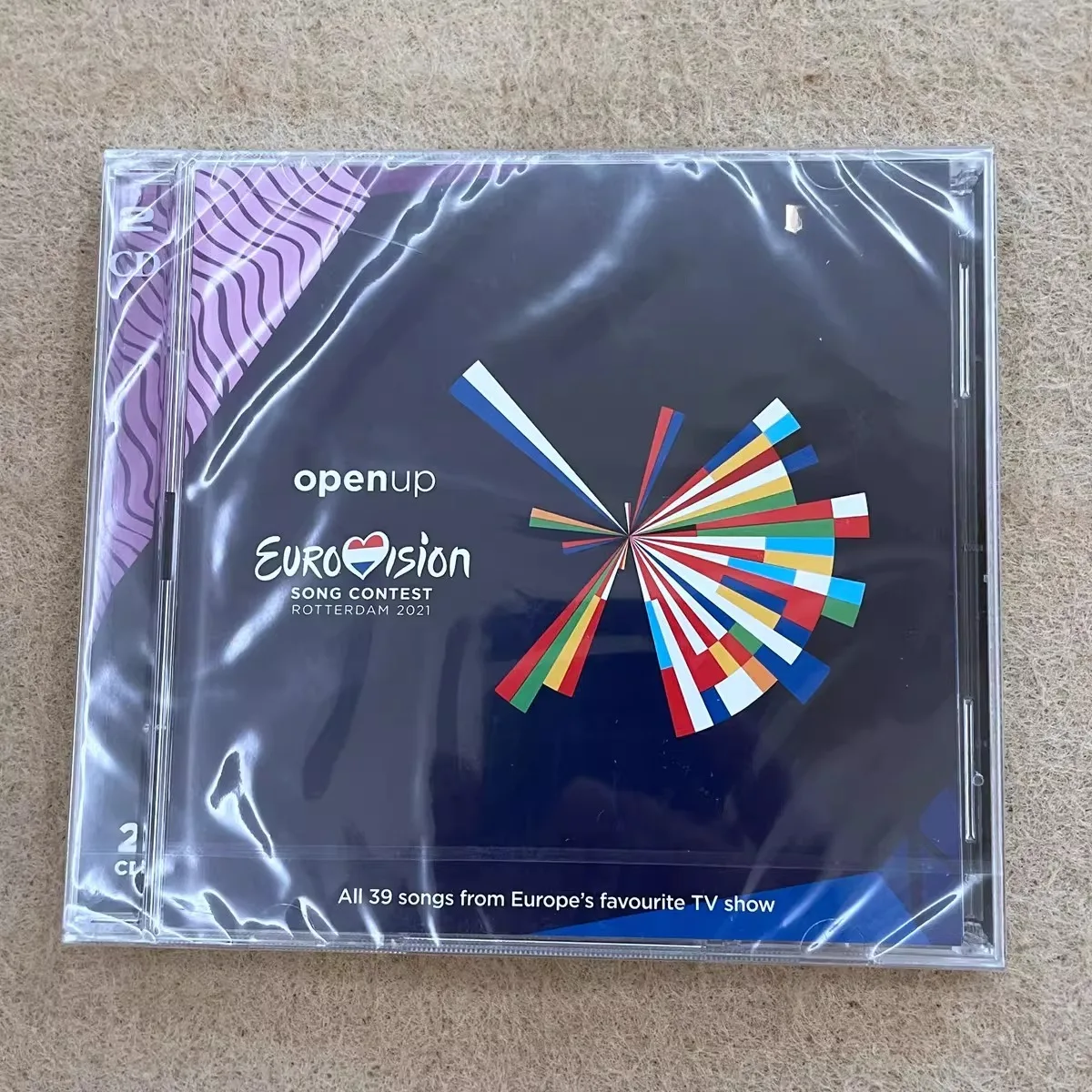

Eurovision Song Contest Rotterdam 2021 Open Up – 39 Country Entries Compilation 2CD European Pop Music Collectible