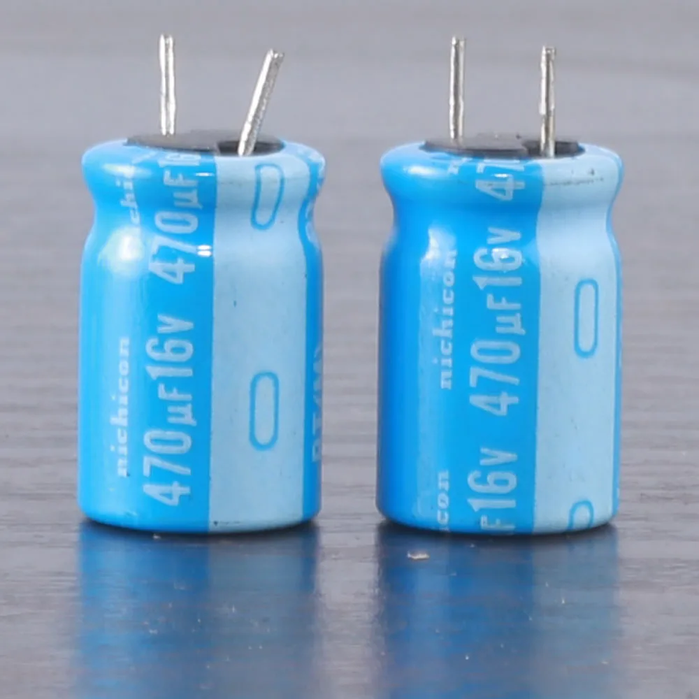 

5PCS 470uF 16V NICHICON BT 10x16mm Electrolytic capacitor