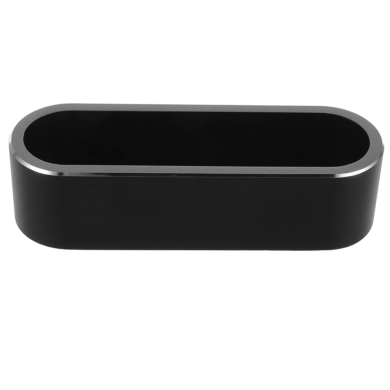 

Sleek Metal Business Card Holder: Elegant Desktop Organizer With Large Storage Capacity For Meetings And Conferences