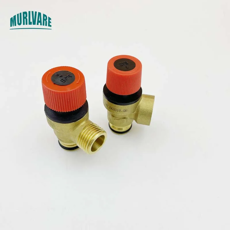 Brass Pressure Relief Valve Bayonet  Safety Valve Drain Relief Switch For Water Heater Boiler