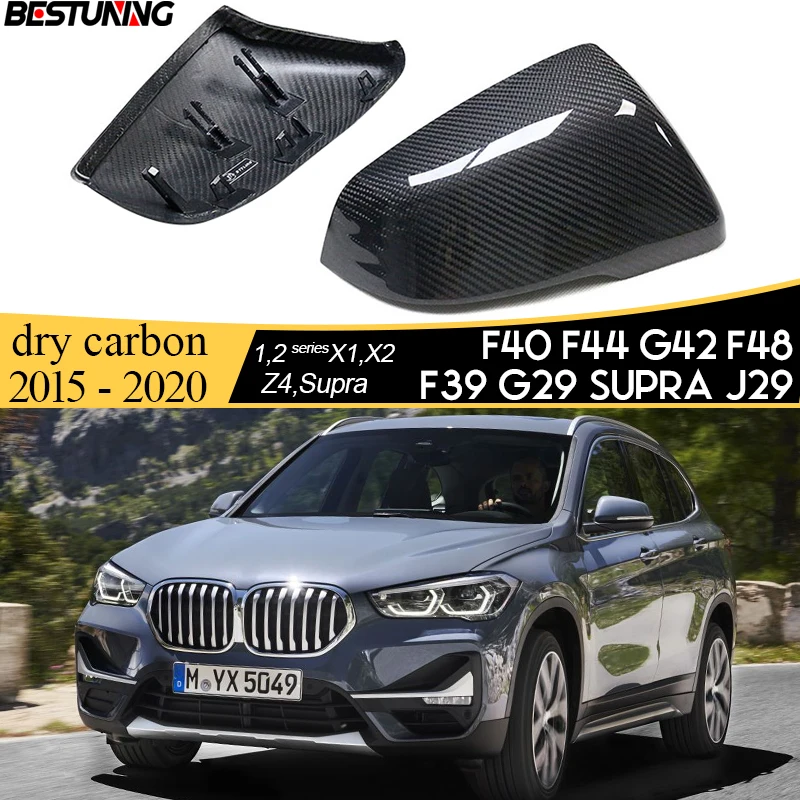 

Prepreg Dry Carbon CF Mirror Covers for BMW 1 Series F40 2 Series Gran Coupe GC F44 X1 F48 X2 F39 Z4 G29 & Supra DB J29 A90 A91