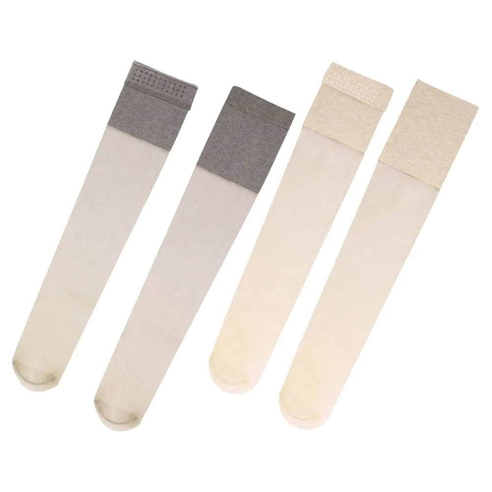 

2Pairs Anti-Slip Over Knee Socks for Women Long Thigh High Stockings Stretchy Breathable Comfortable Wear Non-Slip Stay in Place