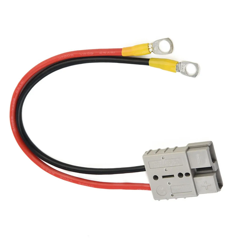 12AWG 50A DC Charging Cable with M8 Connector and Ring Terminal for Electric Vehicle Power Transfer and Battery Distribution