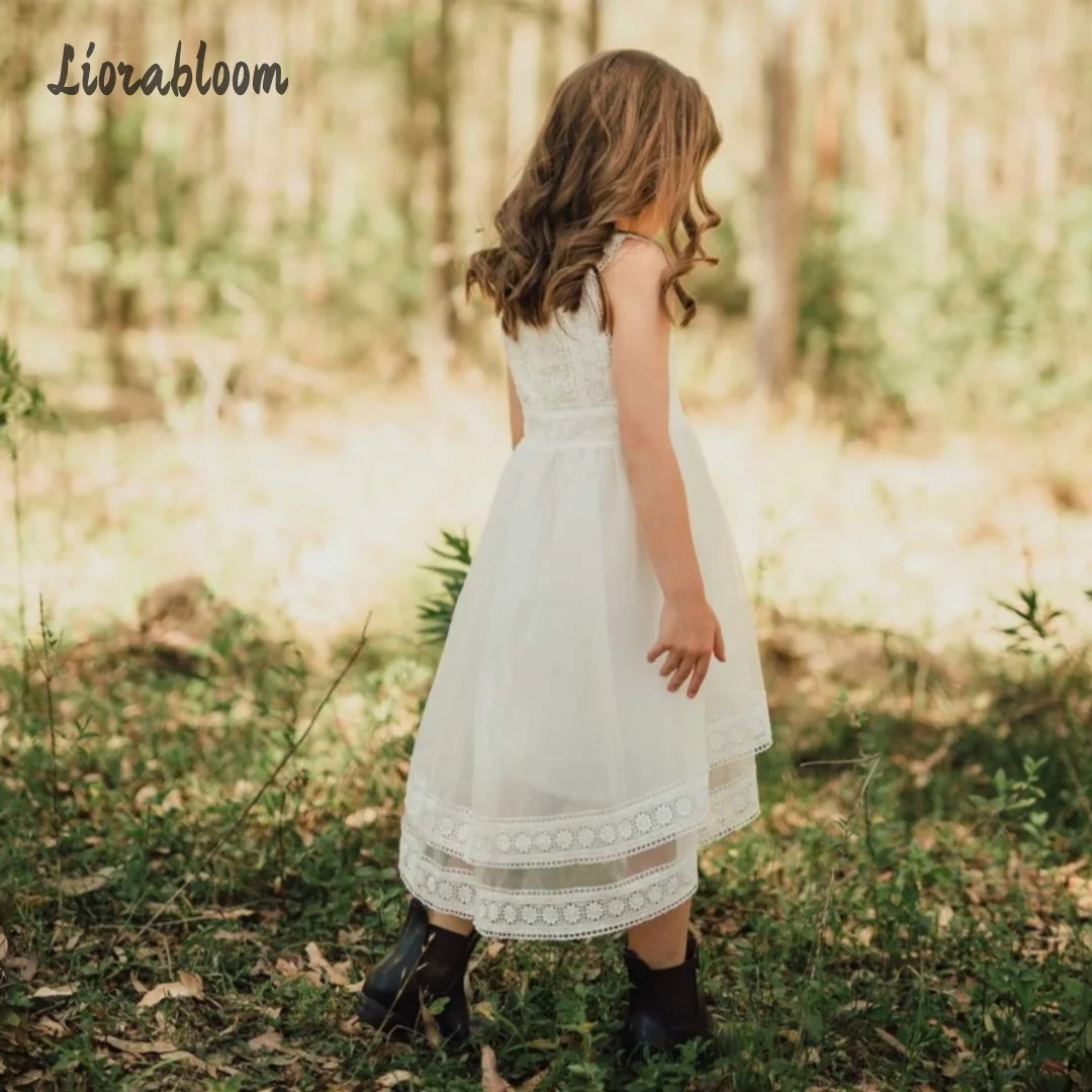 

Custom Made Flower Girl Wedding Dresses Formal Gowns Lace Embroidery Women's Wedding Party Attire Dress свадебное платье