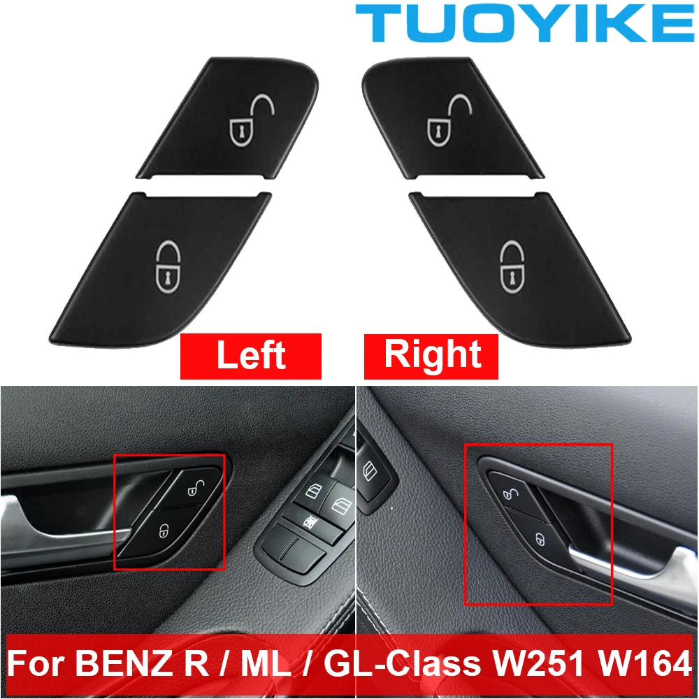 Car Interior Inner Left Right Door Lock Unlock Switch Button For Mercedes-Benz R-Class W251R320 R350 R400 R500  ML GL-Class W164