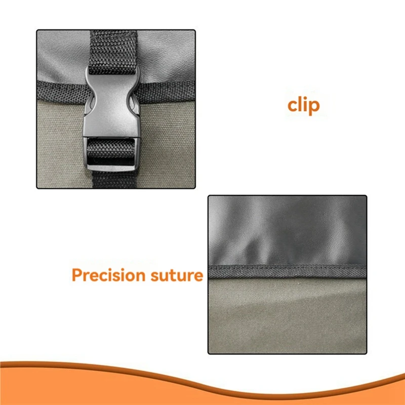 

A99F-Motorcycle Bicycle Large Capacity Saddle Bag Cycling Canvas Waterproof Saddle Box Side Tool Bag Rear Seat Bag