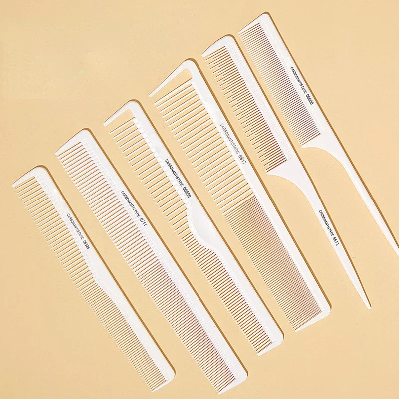 Hairdressing Carbon Comb Professional Hairdresser Cutting Comb Anti Static Hair Comb Haircut Tools Barber Hair Styling