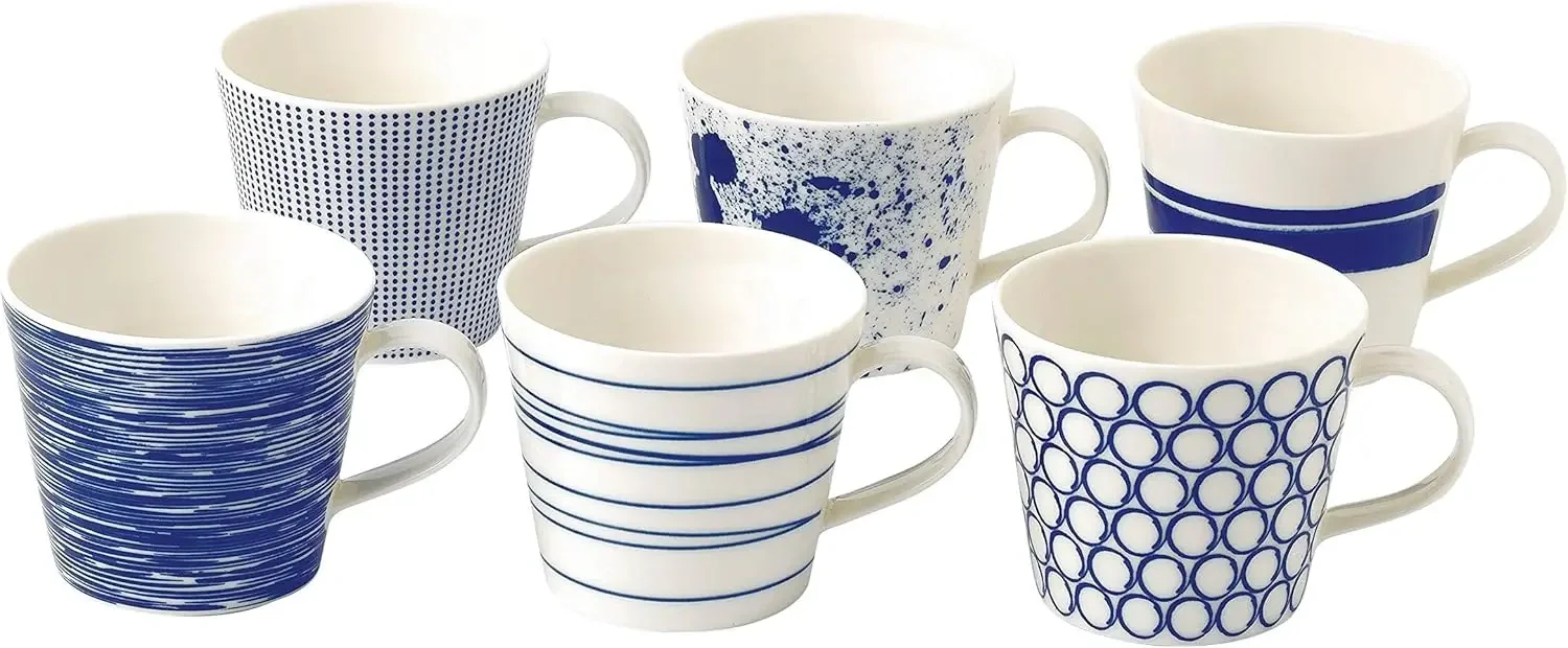 

Pacific Mixed Patterns Mugs Set of 6