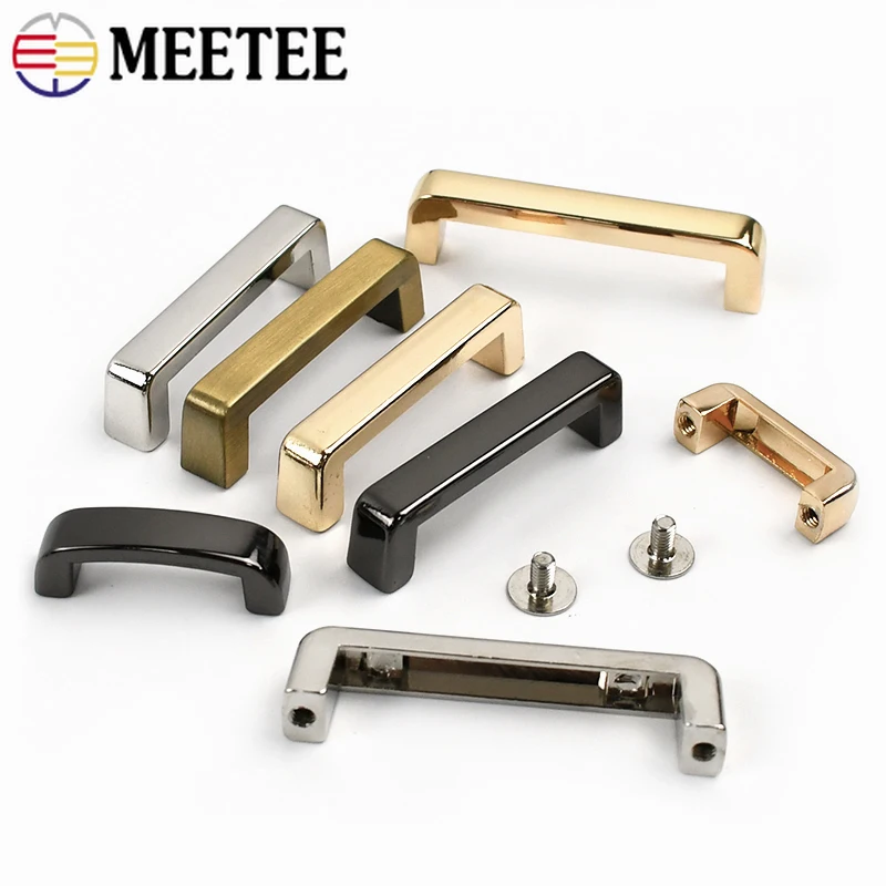 

5/10/20pcs Meetee 20-38mm Metal Arch Bridge Buckle with Screws Bag Strap Connect Hook Chain Hang Ring DIY Hardware Accessories