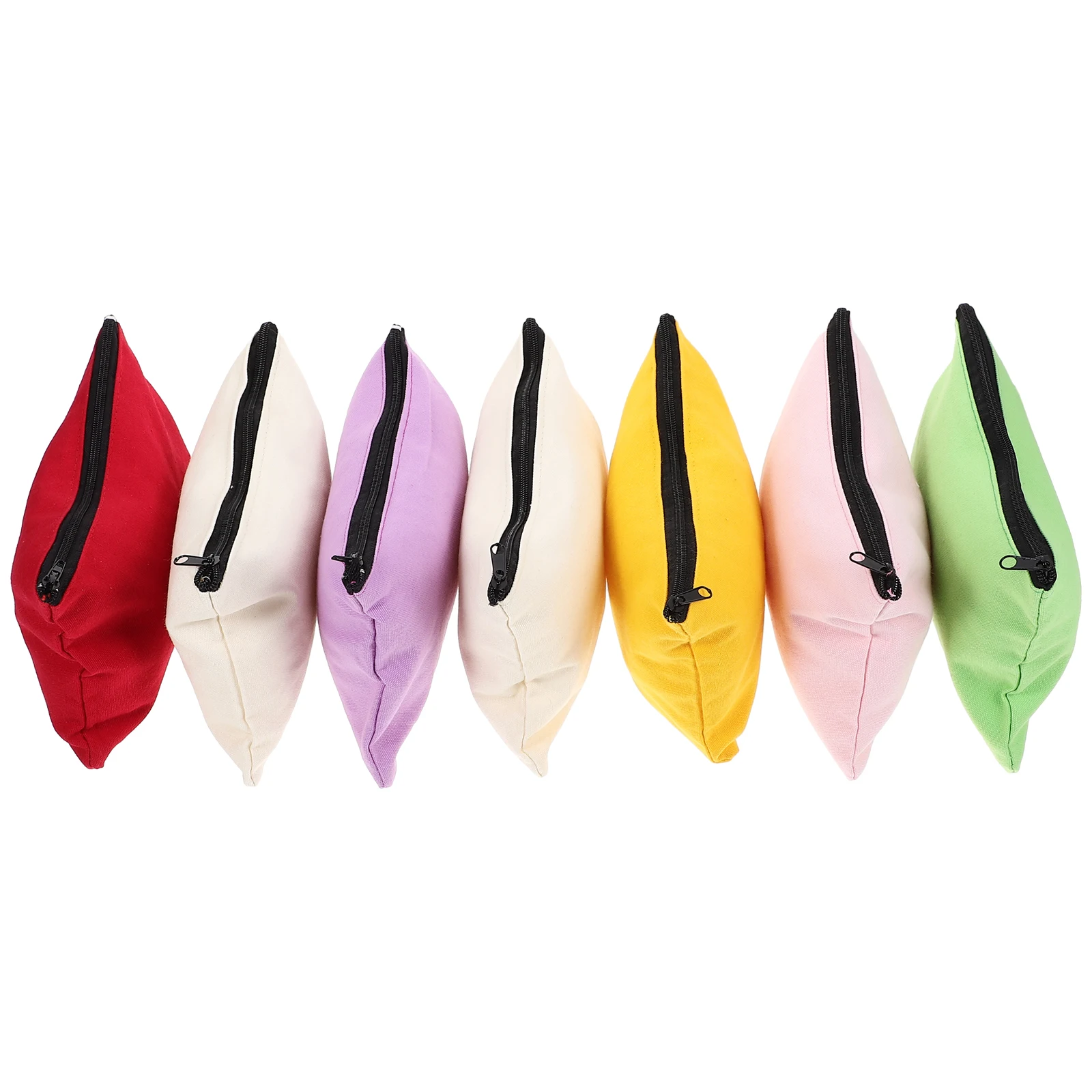 

6Pcs Canvas Tool Storage Bags Portable Zipper Pouch for Jewelry Small Tools Travel Camping Gym Use Tool Pouch Zipper Storage Bag