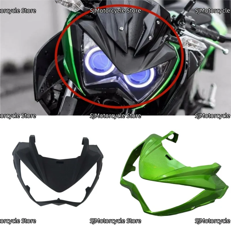 

Fit For Kawasaki Z250 Z300 2013-2018 Motorcycle Accessories Injection body Upper Nose Fairing Headlight Holder Cover