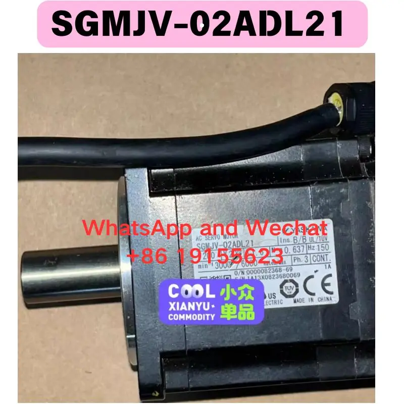 Used SGMJV-02ADL21 electric machinery Functional test OK Fast delivery