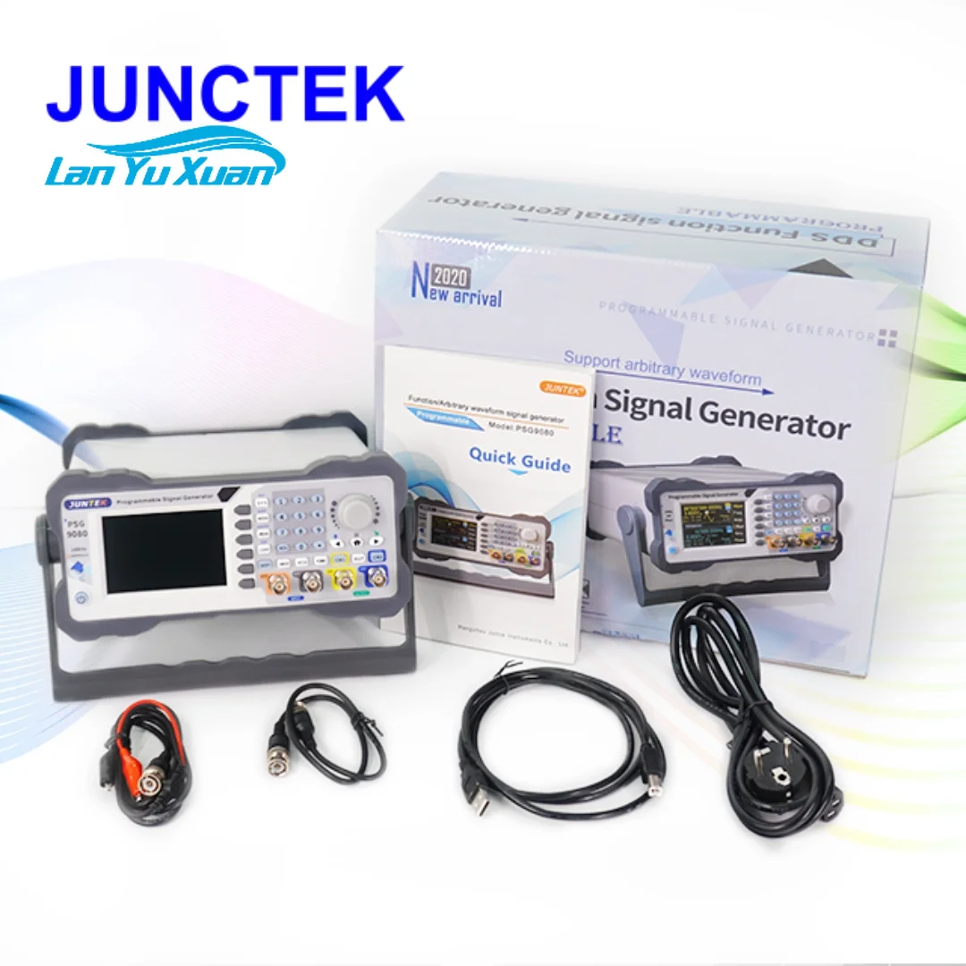 Junctek novo profissional 80mhz psg9080 gerador de sinal programável controle digital com tipo plugue da ue