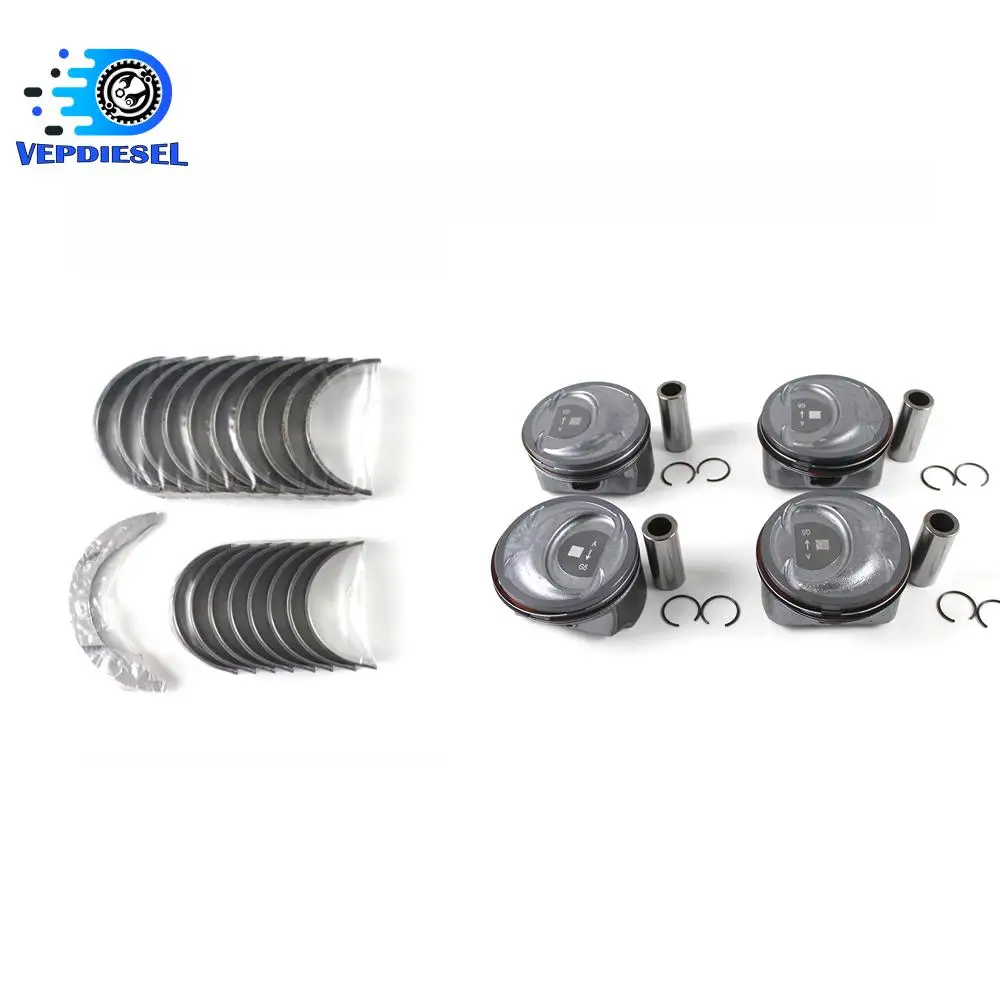 G4EA Engine Piston & Ring Kit Crankshaft & Connect Rod & Thrust Bearing Set Fits For Hyundai Car Accessories 