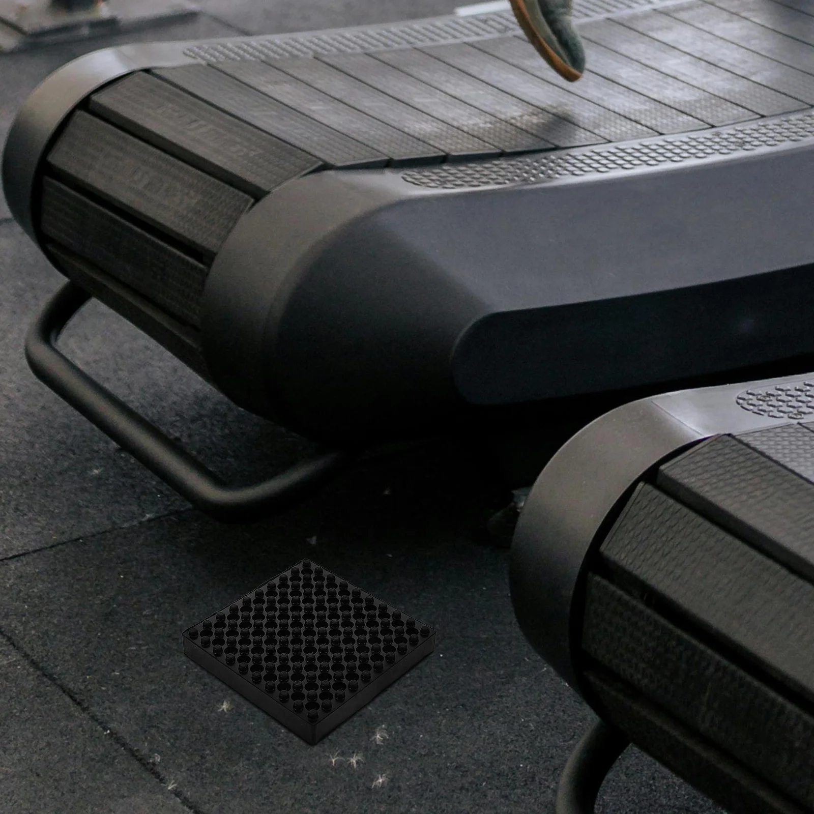 Treadmill Shock-Absorbing Rubber Floor Protector For Hardwood Floors Gym Home Workout Pad Exercise Equipment Mat Floor Padding