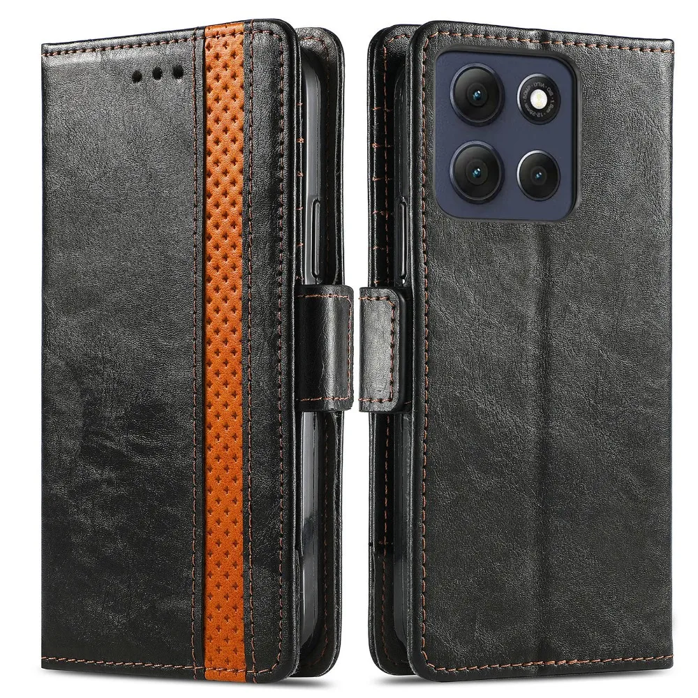 For Motorola Moto G57 Power Luxury Case Texture Wallet Pocket Capa Motorola G56 G84 G85 G86 Leather 360 Protect E14 E32 S Funda