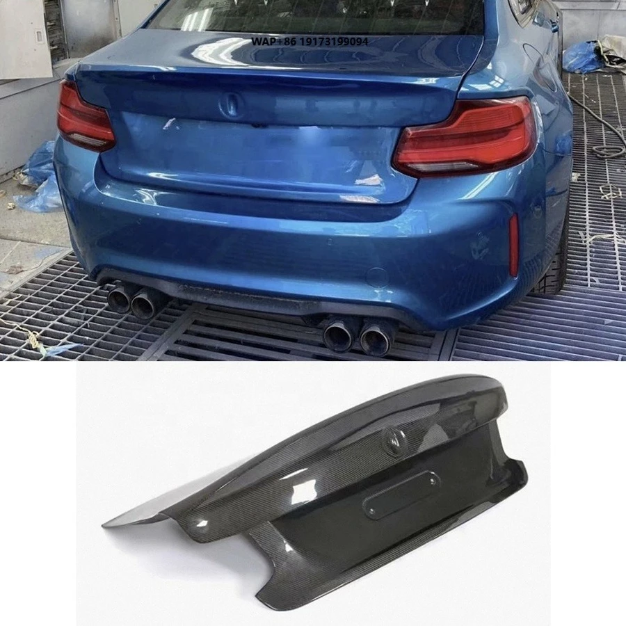 

Карбоновый задний спойлер (крышка багажника) в стиле CSL для BMW 2 серии F22 F87 M2 2016-2019, обвес, накладка на багажник, тип «утиный хвост»