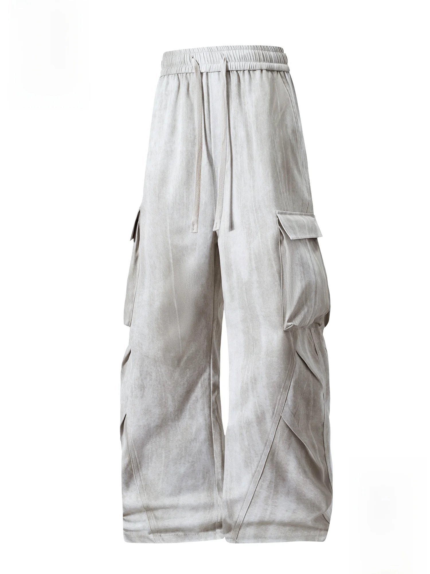 

Мужские повседневные брюки свободного кроя: весенние, в американском стиле, с эффектом потертости, прямые, модные, рабочие, молодежные, для активного образа жизни