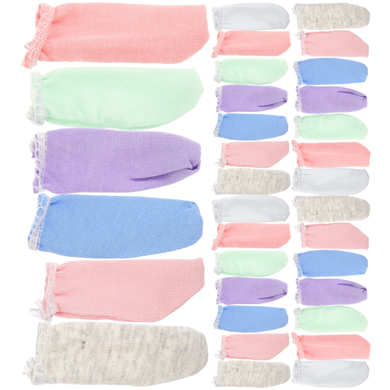 

50pcs Finger Protection Brackets Cots Reusable Compression Protectors for Arthritis Eczema Typing Gardening Work