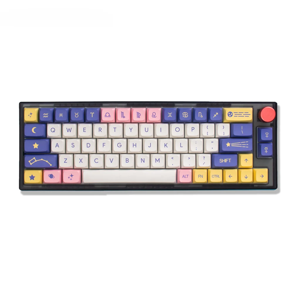 

Astrology PBT 138 Keys Keycaps with DYE-Sublimation XDA Profile For Mechanical Keyboards MX Switch