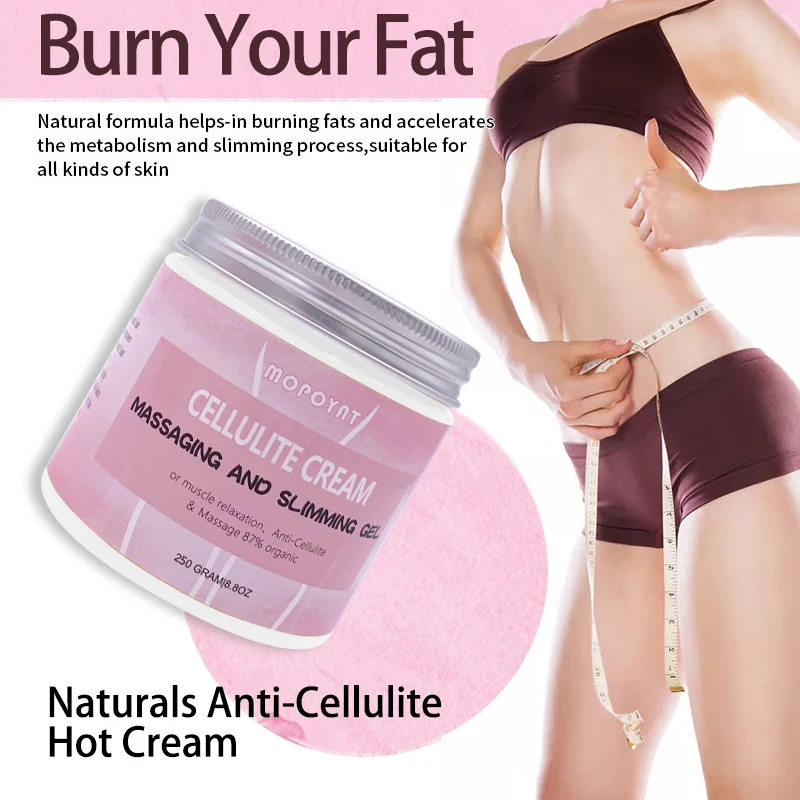 

250g Body Slimming Cream Smooth Skin Anti Cellulite Fat Burning Weight Loss Cellulite Massage Cream Leg Belly Waist Fat Burner