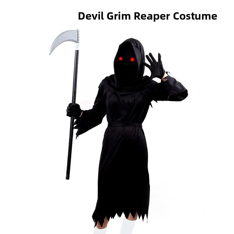 Sexy Bla Witch Dr loween disfraz capa producción china 2024 otoño Faion señoras ropa étnica de escenario