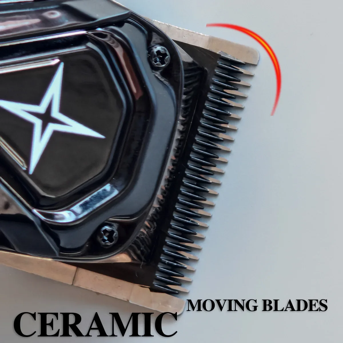 Máquina de cortar cabelo de barbeiro profissional BRDCLIP 803 5 ajuste de velocidade 506T 7000RPM Máquina de corte de cabelo elétrica Bateria grande