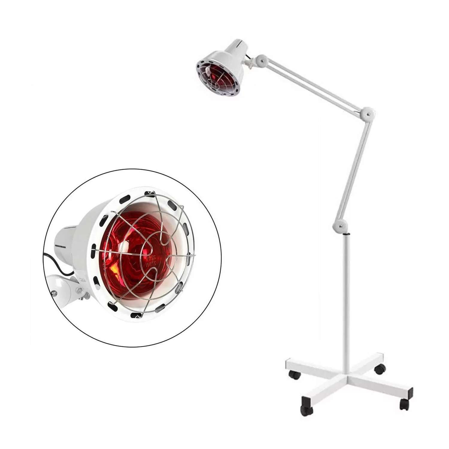 

Multifunction Movable Electric Medical Treatment Acupuncture Massage Physiotherapy Infrared Lamp TDP Lamp for Treatment