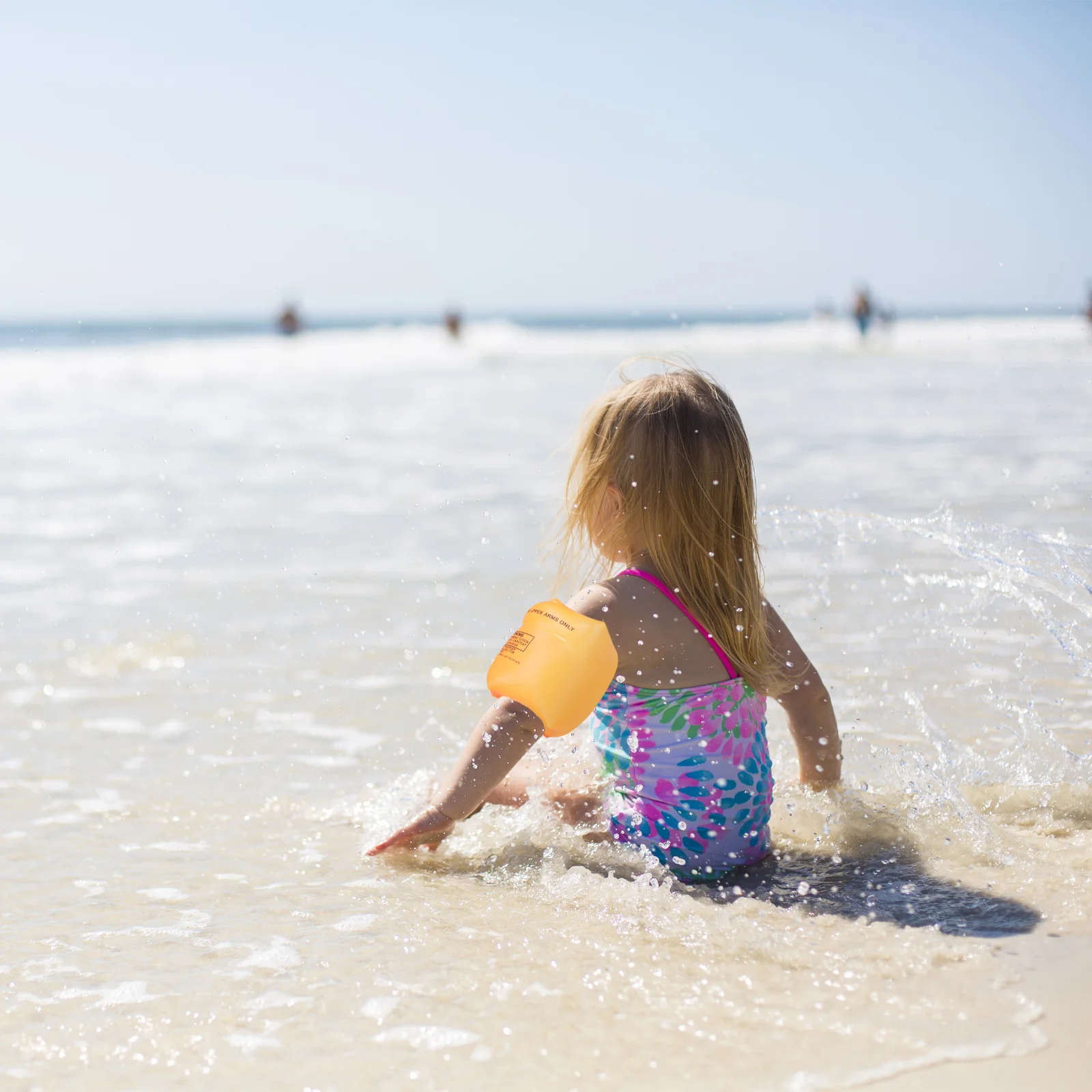 2Pcs Floating Arm Sleeves Inflatable Swim Sleeve Creative Design Stronger Buoyancy Outdoor Pool Fun Arm Floaties