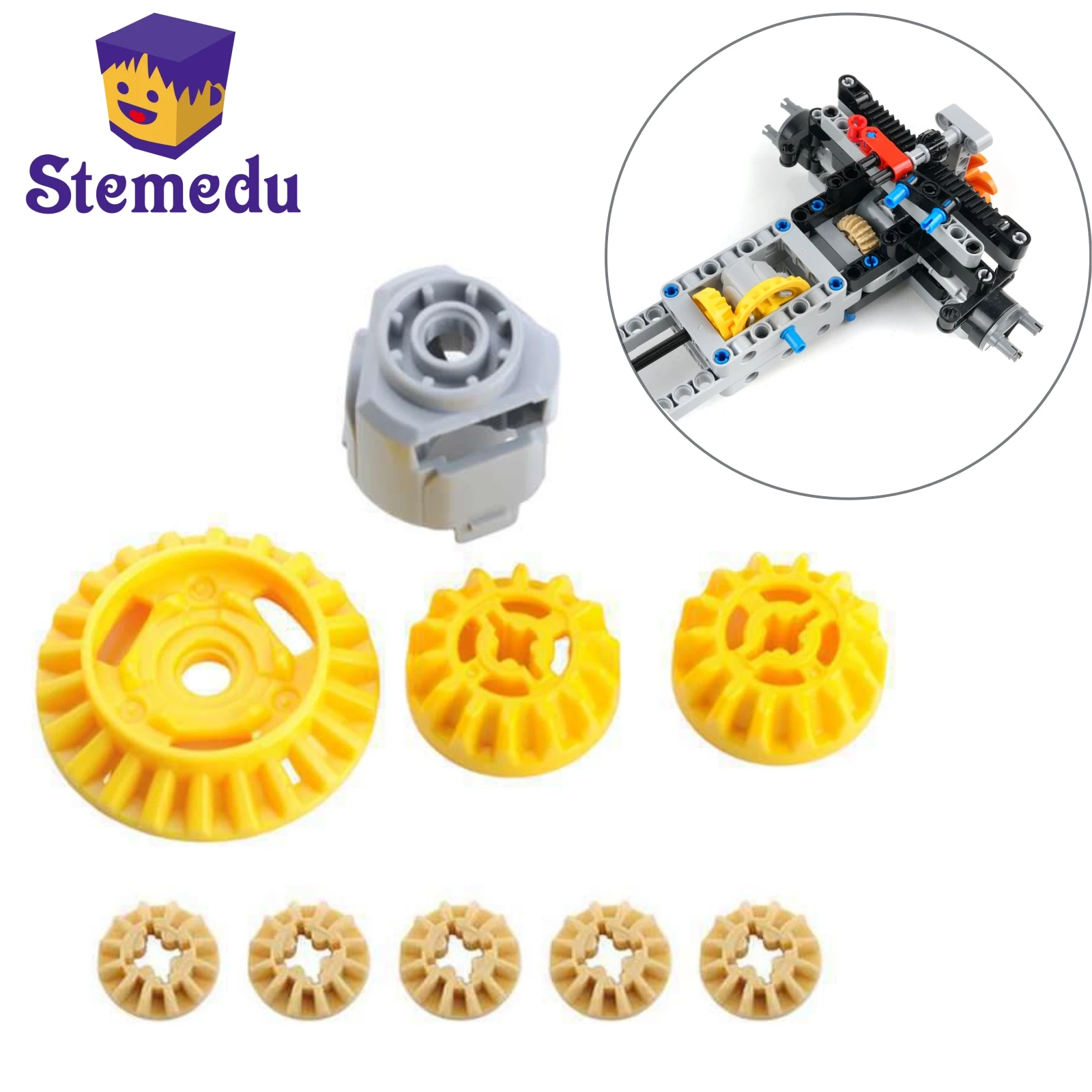 Décennie s de construction compatibles avec Legoeds, briques, engrenages, pièces de modification technique MOC, nouveau ou.com, 65414, 69761, 69762, 6589