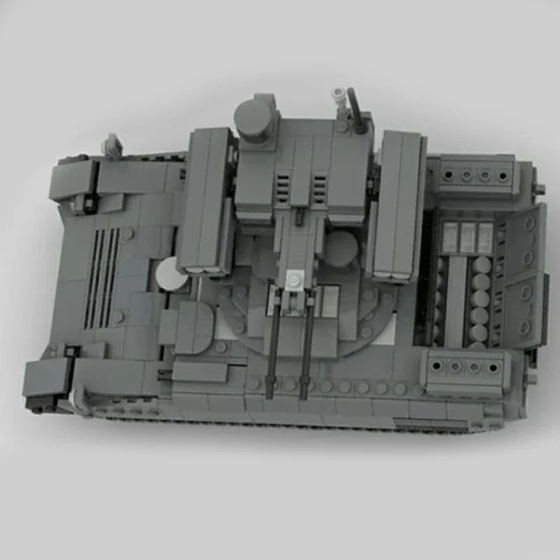 어린이용 MOC 빌딩 브릭, 터미네이터 BMPT-72 탱크 기술, 모듈식 블록, 선물 장난감, DIY 세트 조립