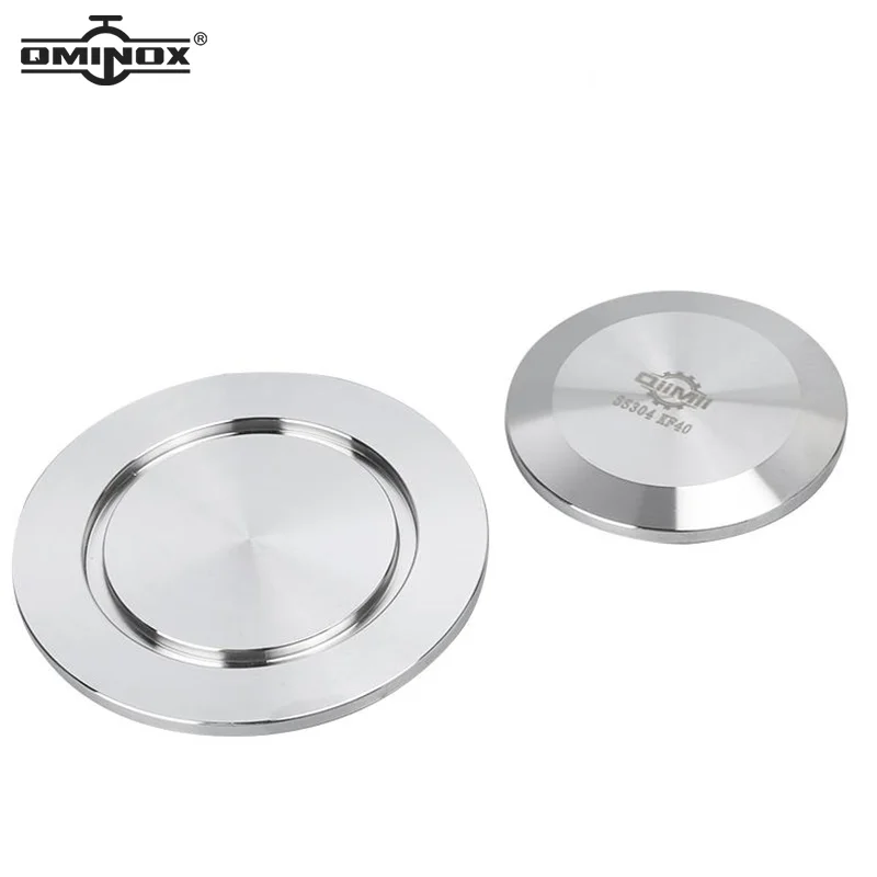 QMINOX Stainless Steel SS304 Aluminum KF Blank flange NW25 Vacuum Flange Blank KF Vacuum Fittings KF16 KF25 KF40 KF50