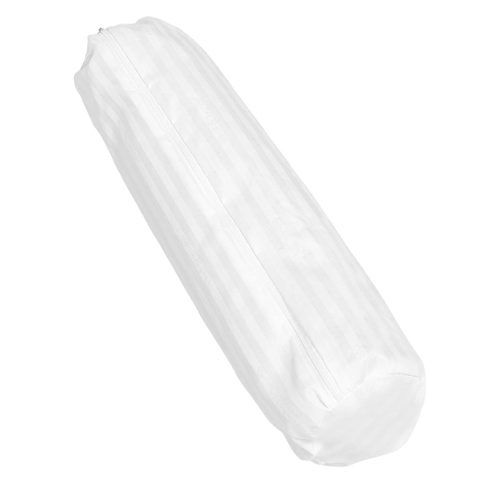 

Bolster Pillow Inner Sleeve White 20x80 Cm Round Cylinder Pillow Cover Soft Breathable Roll Zip Pillowcase Neck Support Home Use