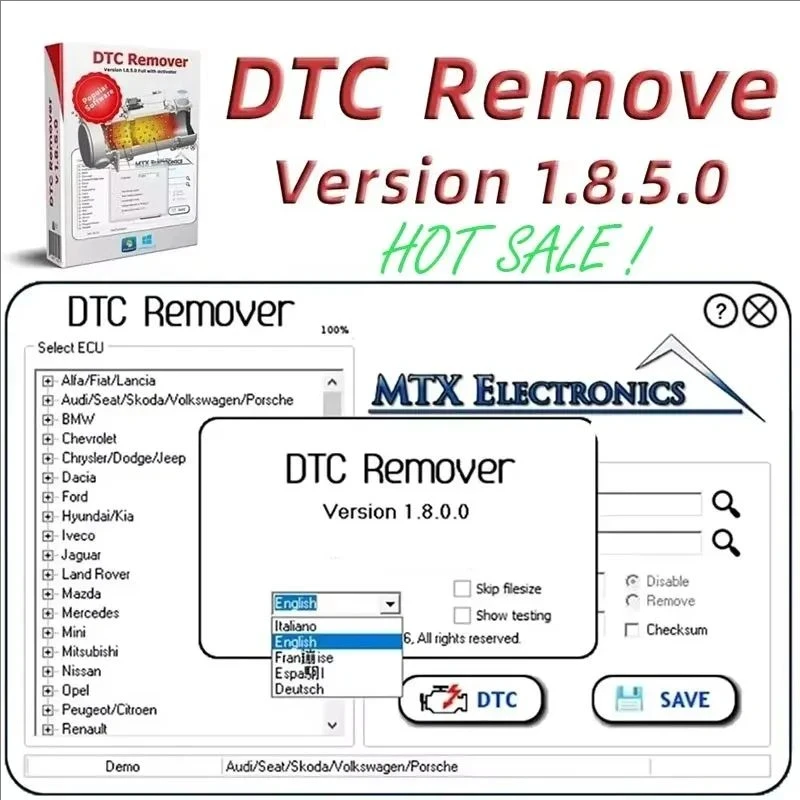 

Программное обеспечение для удаления MTX DTC 1,8,5 Keygen, полное неограниченное обеспечение для Windows 7, устройство для удаления DTC 1,8,5,0 для KESS KTAG FGTECH OBD2