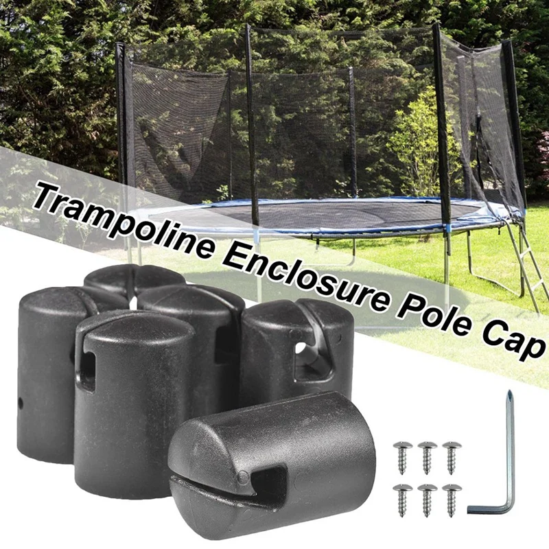 Trampoline End Caps For Net Poles Trampoline Caps, Trampoline Housing Piston Cap Post Caps For Flat Steel Sheet Outer